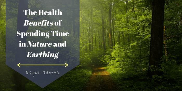 Time nature spending benefits health